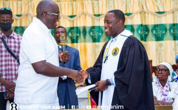 Kumawu MP at Rev. Emmanuel Boakye Send-Off Service at Oyoko